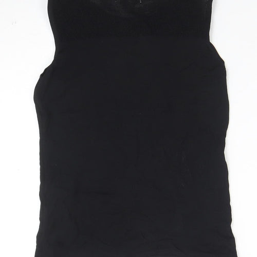 Knit & Love Womens Black XL Sleeveless Knit Tank Top