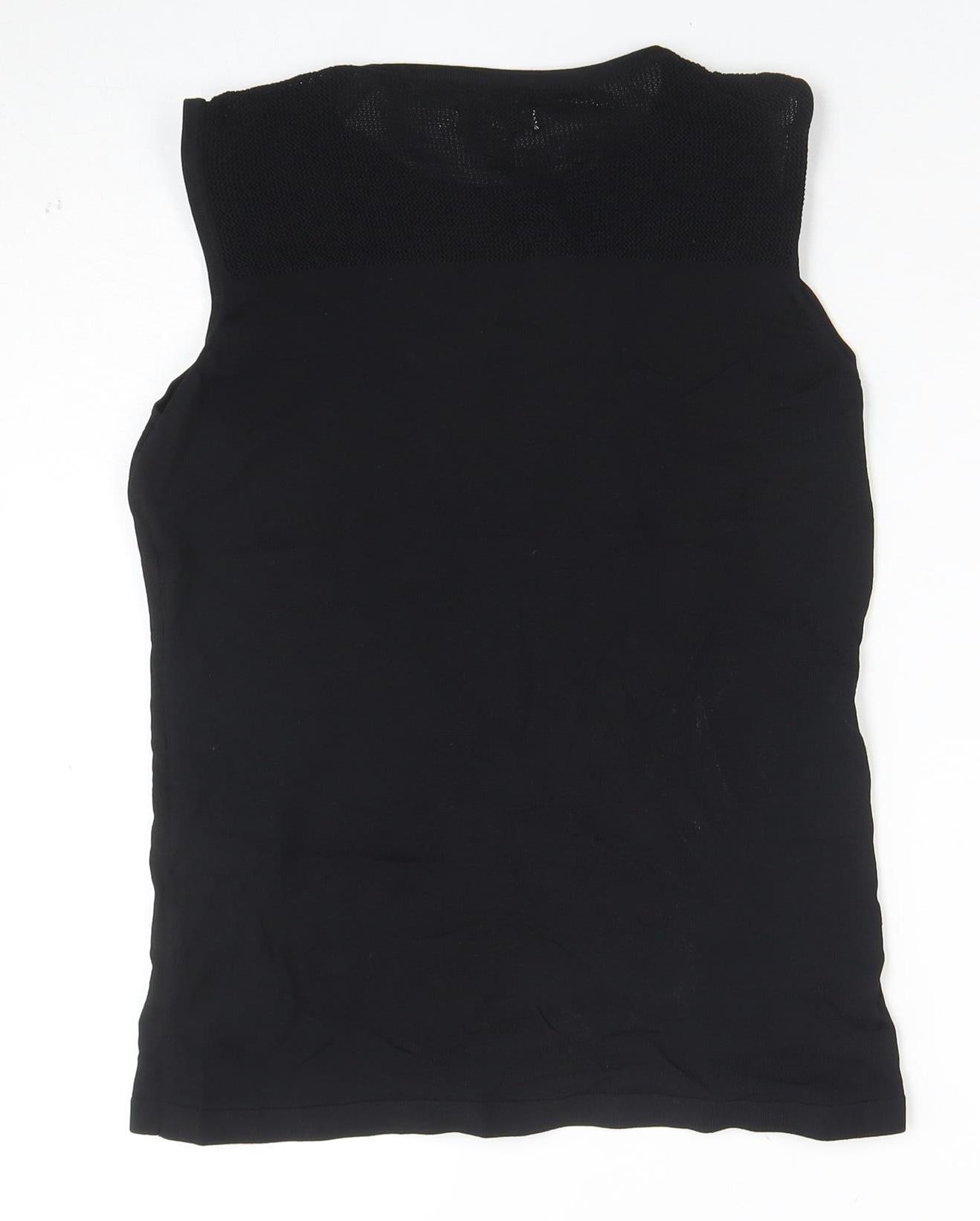 Knit & Love Womens Black XL Sleeveless Knit Tank Top