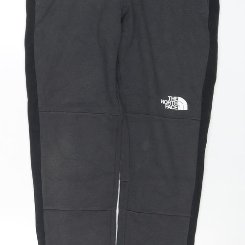 The North Face Boys Black L Jogger Sweatpants Cotton Blend