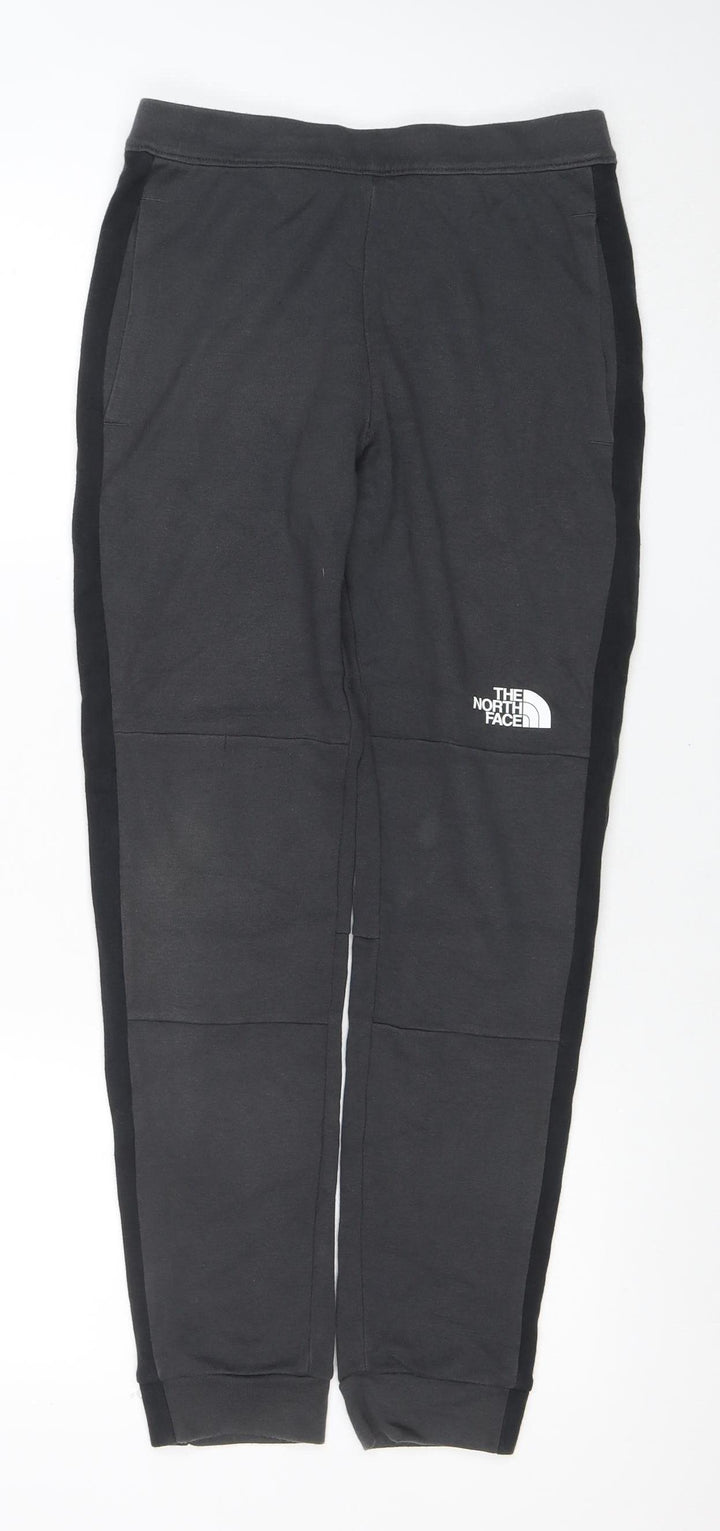 The North Face Boys Black L Jogger Sweatpants Cotton Blend