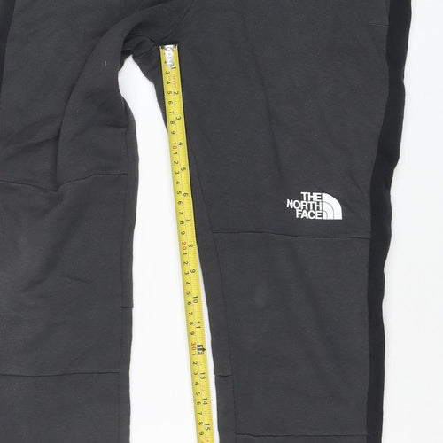 The North Face Boys Black L Jogger Sweatpants Cotton Blend