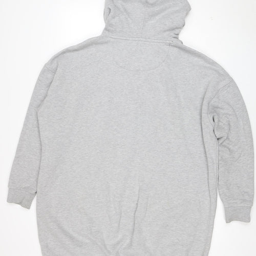 Jack Wills Womens Grey Size 12 Pullover Hoodie Sweatshirt
