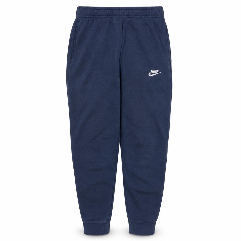 Front view of Nike Men's Blue Fleece Jogger Sweatpants Size Small