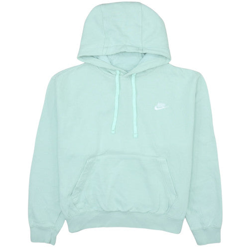 Nike Men's Green Pullover Hoodie Medium Regular Fit Logo Sweatshirt