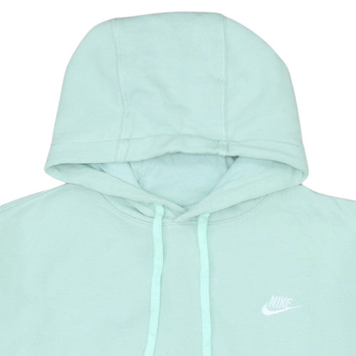 Nike Men's Green Pullover Hoodie Medium Regular Fit Logo Sweatshirt