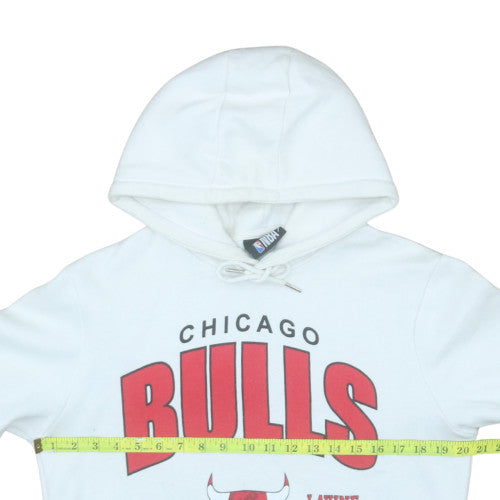 NBA Chicago Bulls Men's White Hoodie Lavine 8 Medium Pullover