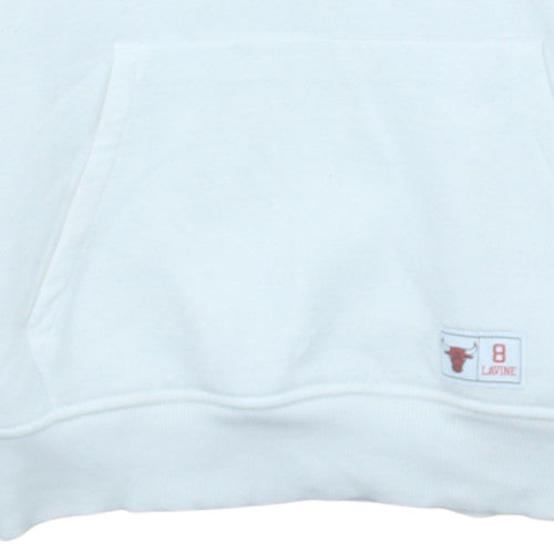 NBA Chicago Bulls Men's White Hoodie Lavine 8 Medium Pullover