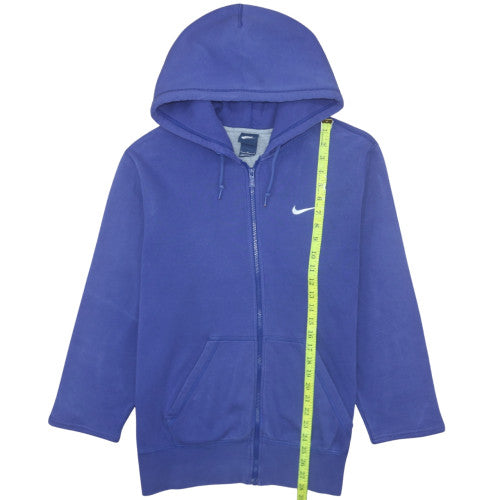 Nike Men's Blue Full Zip Hoodie L Fleece Sweatshirt