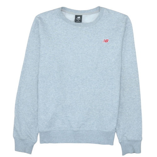 New Balance Men's Grey Crew Neck Pullover Sweatshirt M