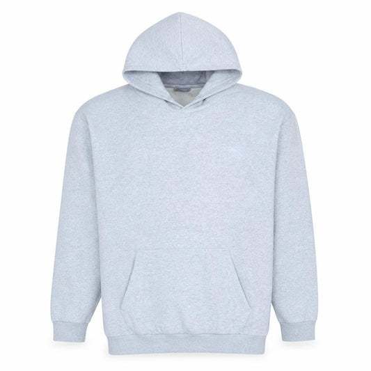 Front view of Puma men’s grey xl pullover hoodie fleece sweatshirt