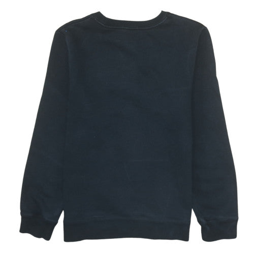 Nike Boys Black Crew Neck Sweatshirt Size 12-13 Years Classic Pullover
