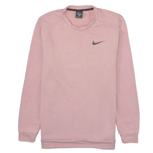 Nike Women’s Pink Dri-Fit Sweatshirt M Standard Fit Pullover
