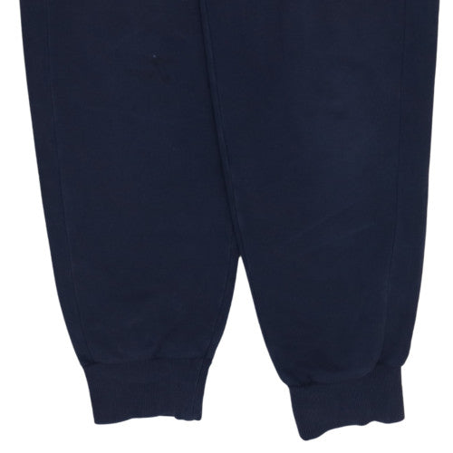 Puma Men's Blue Sweatpants M Regular Fit Elastic Waist Logo Joggers