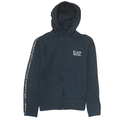 Emporio Armani EA7 Men's Black Full Zip Hoodie Size M