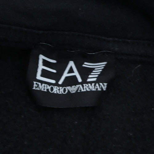 Emporio Armani EA7 Men's Black Full Zip Hoodie Size M