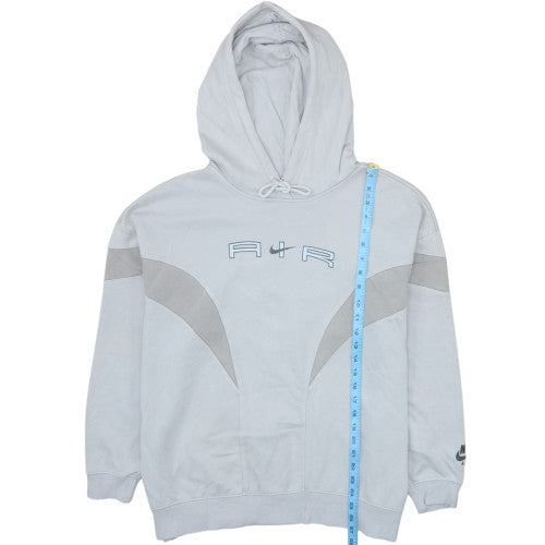 Nike Men's Grey Pullover Hoodie L Logo Fleece Sportswear