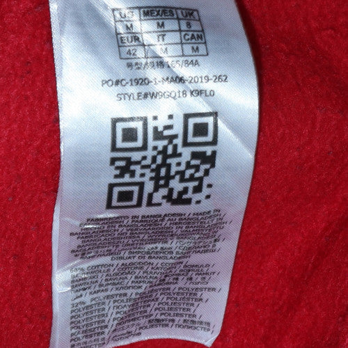 GUESS Women's Red Crew Neck Logo Sweatshirt Size M