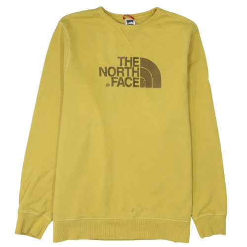 The North Face Men's Yellow XL Pullover Crew Neck Sweatshirt