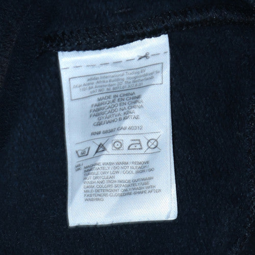 Adidas Men's Black Full Zip Hoodie Medium Performance Essentials