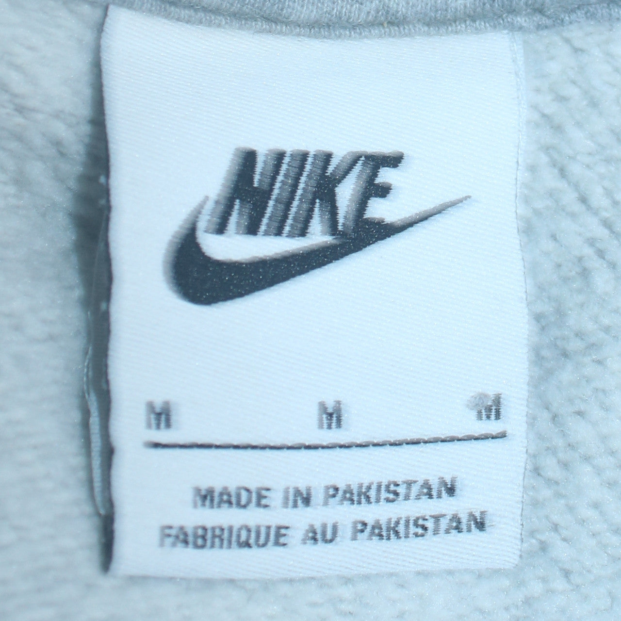 Nike Men's Grey Pullover Hoodie Medium Sport Graphic Fleece