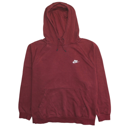 Nike Men's Red 3XL Pullover Hoodie Sweatshirt with Logo