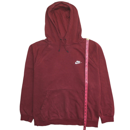 Nike Men's Red 3XL Pullover Hoodie Sweatshirt with Logo