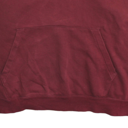 Nike Men's Red 3XL Pullover Hoodie Sweatshirt with Logo