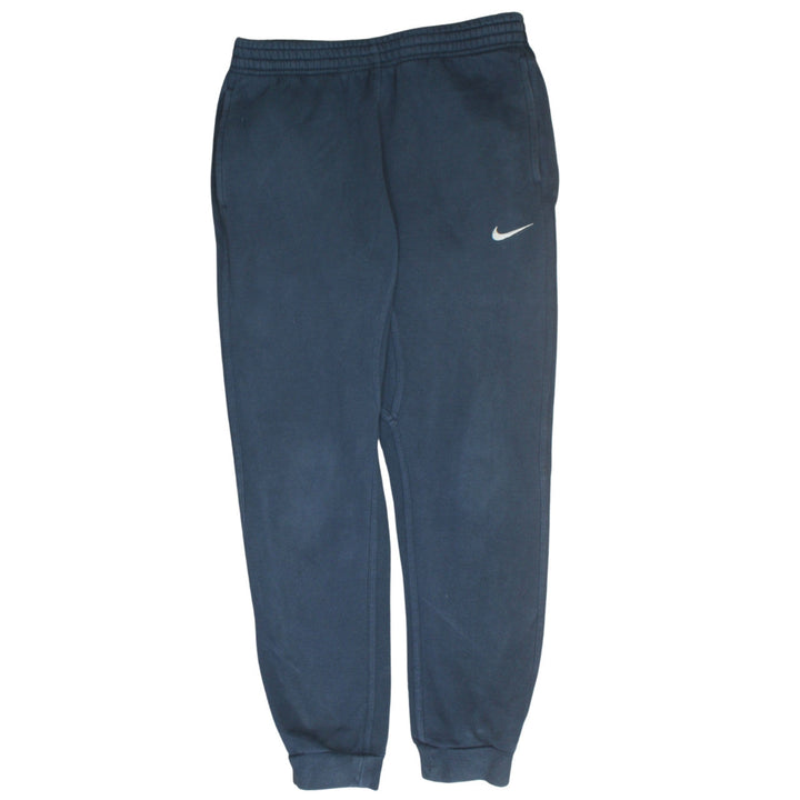 Nike Mens Blue Fleece Sweatpants Medium Regular Fit Tapered Joggers