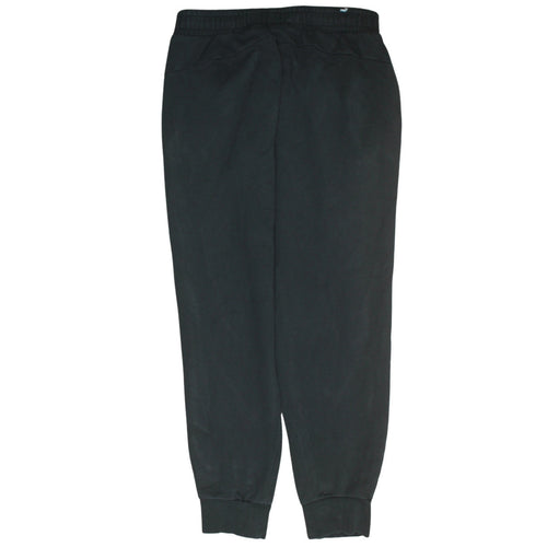 Puma Men Black Jogger Trousers L Regular Fit Elastic Waist Pocketed