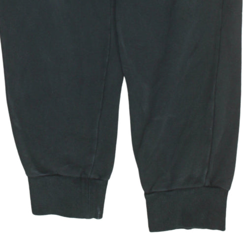Puma Men Black Jogger Trousers L Regular Fit Elastic Waist Pocketed