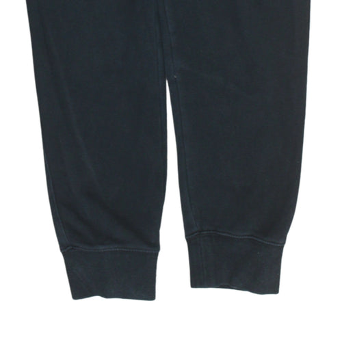 Nike Men Black Jogger Sweatpants S Elastic Waist Fleece Tapered