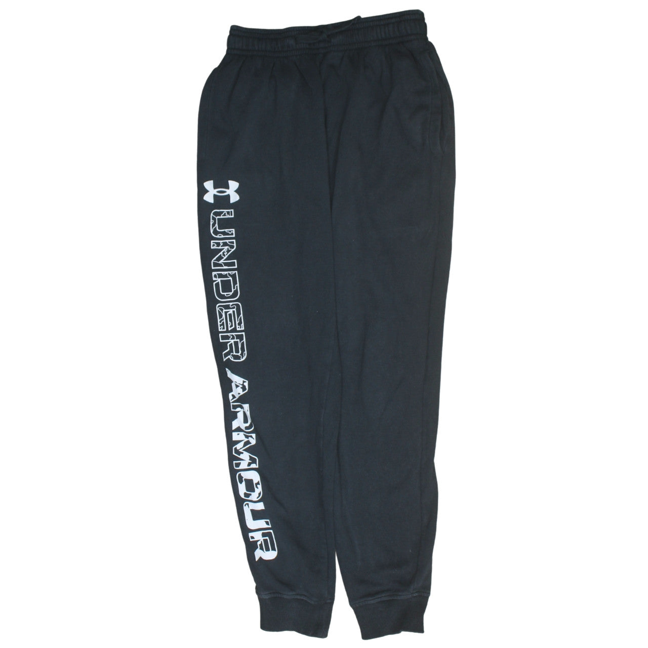 Under Armour Men's Black Medium Fleece Sweatpants Tapered Fit