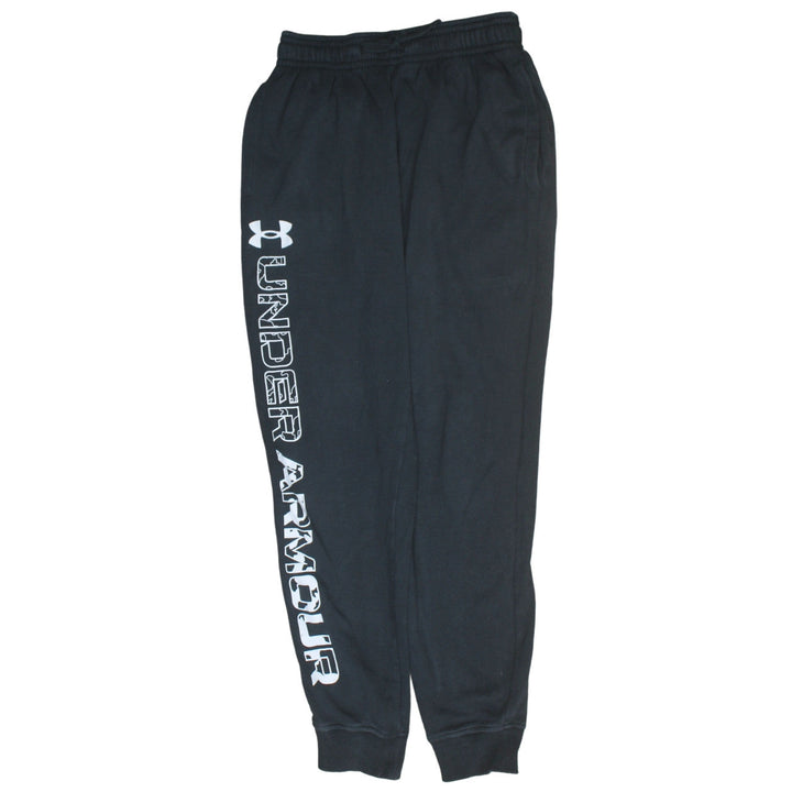 Under Armour Men's Black Medium Fleece Sweatpants Tapered Fit