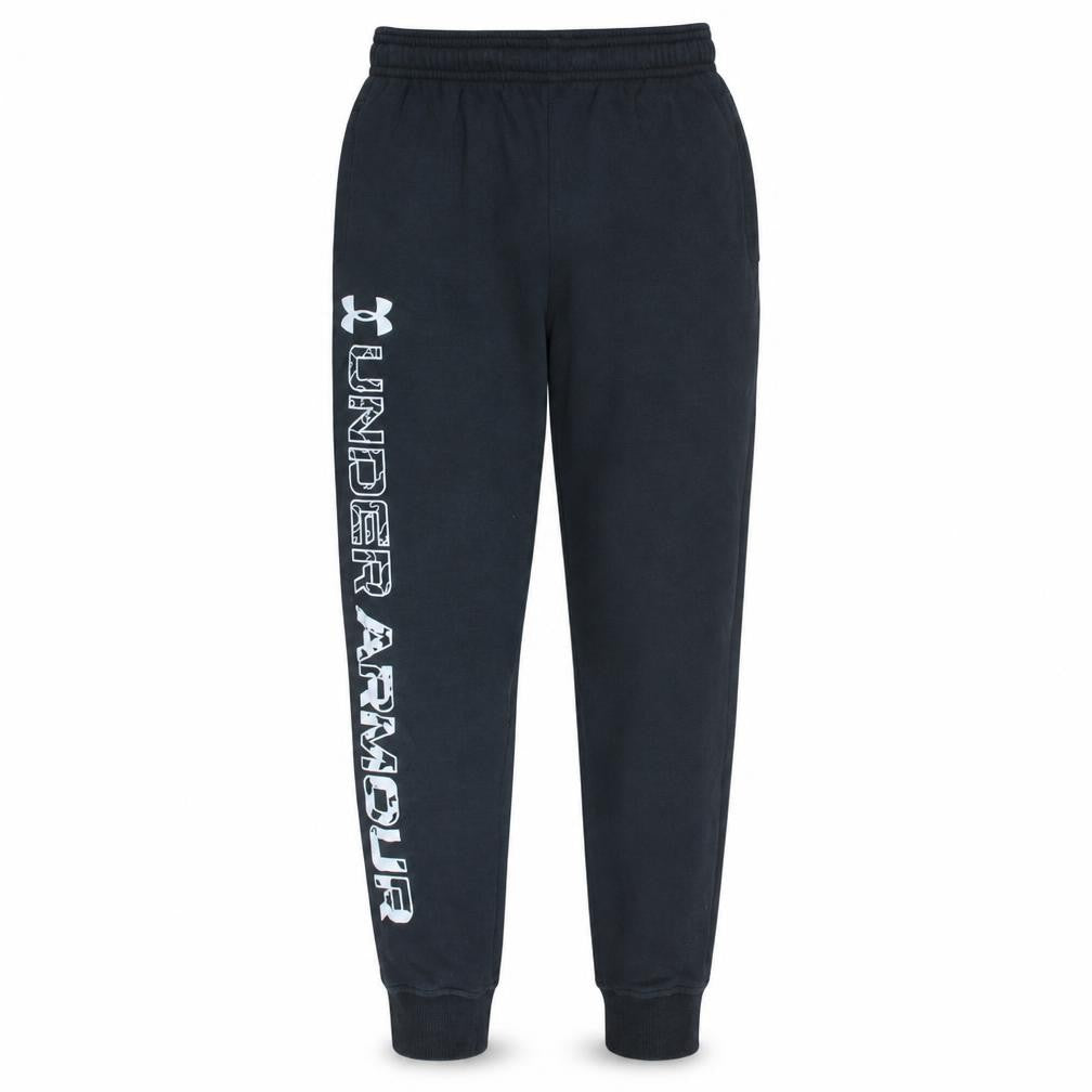 Under Armour Men's Black Medium Fleece Sweatpants Tapered Fit