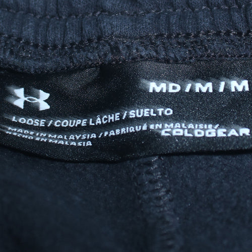 Under Armour Men's Black Medium Fleece Sweatpants Tapered Fit