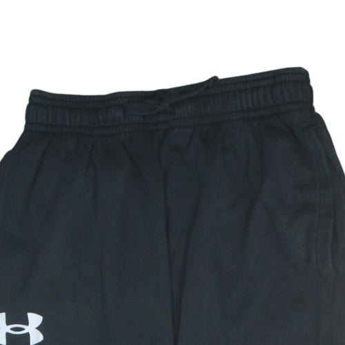 Under Armour Men's Black Medium Fleece Sweatpants Tapered Fit