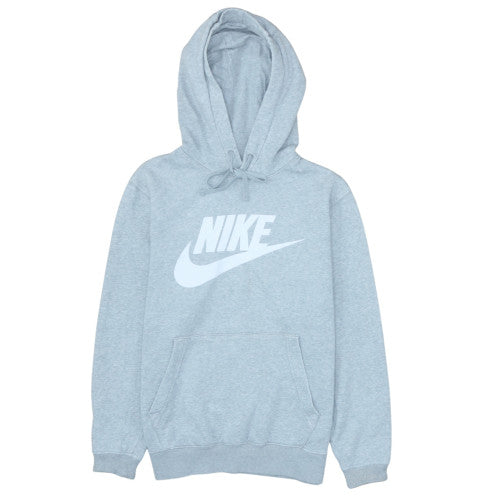 Nike Men's Grey Small Pullover Hoodie Sports Fleece Sweatshirt