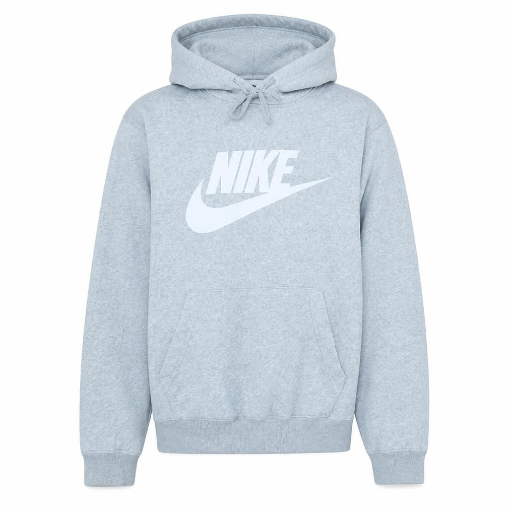 Nike Men's Grey Small Pullover Hoodie Sports Fleece Sweatshirt