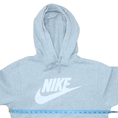 Nike Men's Grey Small Pullover Hoodie Sports Fleece Sweatshirt