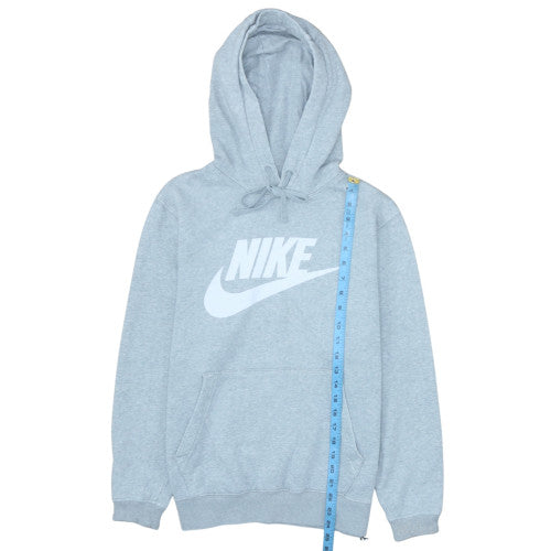 Nike Men's Grey Small Pullover Hoodie Sports Fleece Sweatshirt