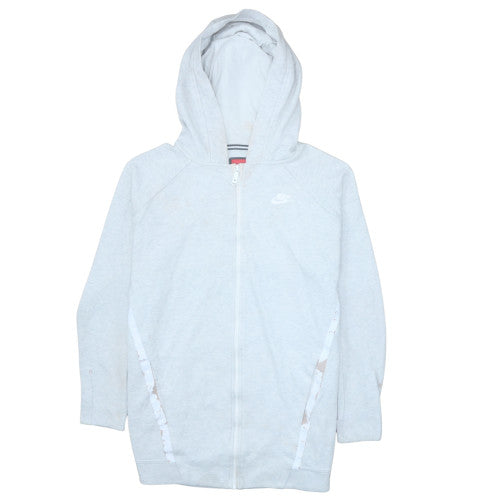 Nike Men's Grey Full Zip Hoodie M Lightweight Sportswear