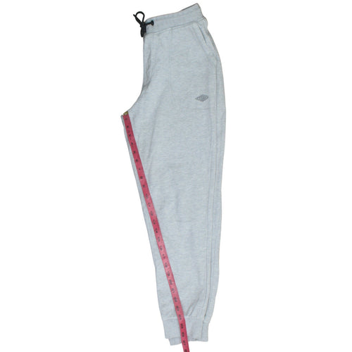 Umbro Men's Grey Jogger Sweatpants L Regular Fit Elastic Waist