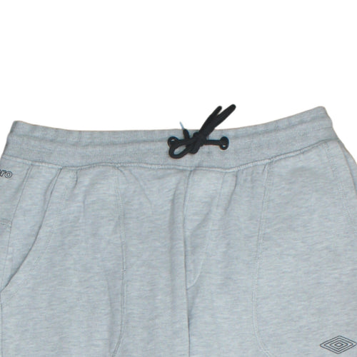Umbro Men's Grey Jogger Sweatpants L Regular Fit Elastic Waist