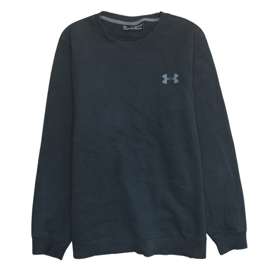 Under Armour Men's Black XL Pullover Crew Neck Fleece Sweatshirt