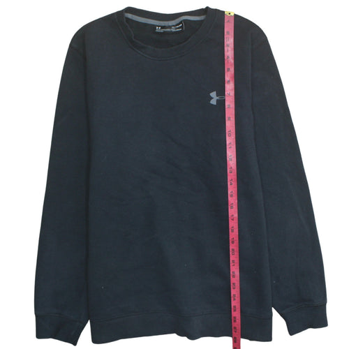 Under Armour Men's Black XL Pullover Crew Neck Fleece Sweatshirt