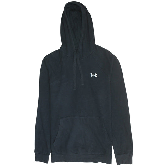 Under Armour Mens Black Small Pullover Hoodie Fleece Sweatshirt
