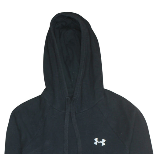 Under Armour Mens Black Small Pullover Hoodie Fleece Sweatshirt