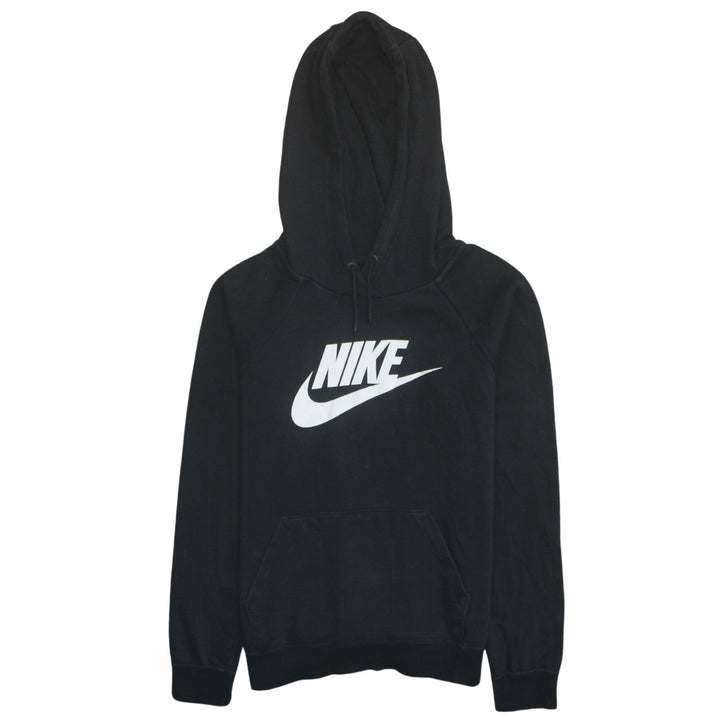 Nike Women's Black Pullover Hoodie Small Fleece Sweatshirt