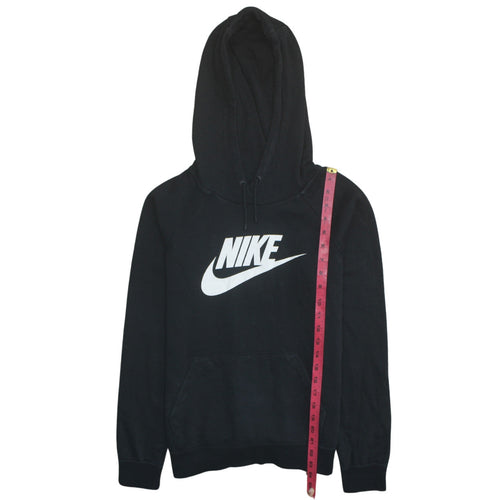 Nike Women's Black Pullover Hoodie Small Fleece Sweatshirt