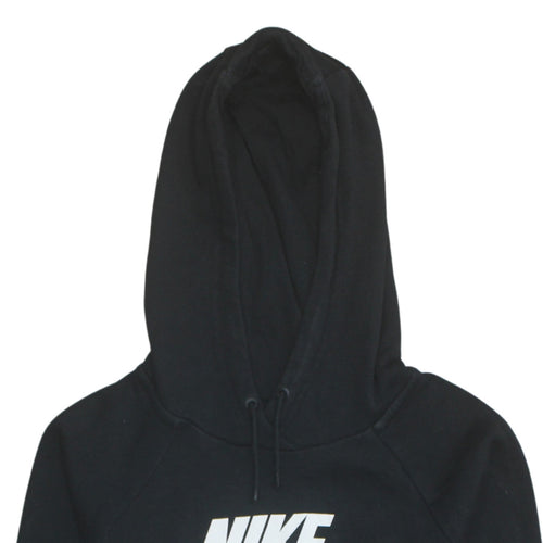 Nike Women's Black Pullover Hoodie Small Fleece Sweatshirt